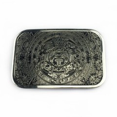 Aztec Calendar Belt Buckle for Western Cowboy Style Wear Fits 1.5in Belts