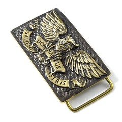 Fighting Owl belt buckle, Wild fighting bird Owl military solid brass belt buckl