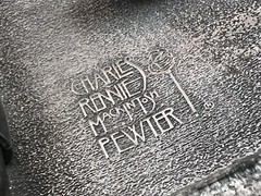 Charles Rennie MacKintosh Pewter Belt Buckle Rare Silver Tone Design Rare VTG