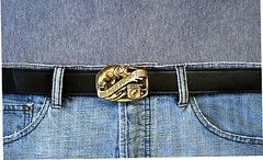 Bass Anglers Sportsman Society Brass Belt Buckle