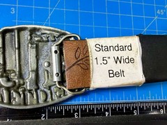 Welder Welding Soldering Tradesman Profession Silver Color NOS Belt Buckle