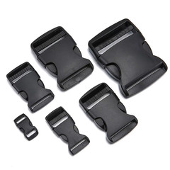 10Pcs Plastic Side Release Buckles Clip for Paracord Backpack Pet Collar Webbing