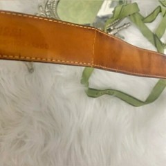 Beautiful Vintage Gucci Brown Suede Leather Belt