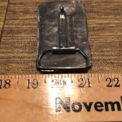 Vintage VTG 1974 Stagecoach Covered Wagon Wyoming Arts Belt Buckle