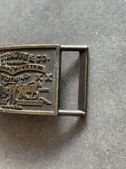 VIntage Levi’s Original Riveted Brass Belt Buckle 70s 80s XX Made In USA