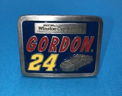 NASCAR BELT BUCKLE Jeff Gordon #24 Limited Edition American Legends Foundry T4