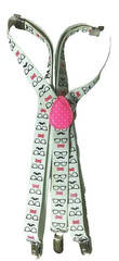 Suspenders, Teen/Adult printed with Glasses, mustaches and bow ties Claire&rsquo;s
