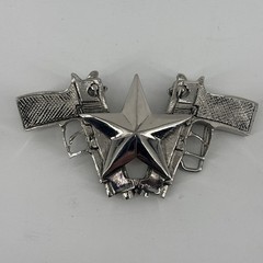 BACK N BLACK REVOLVERS WITH STAR BELT BUCKLE – 5 3/4&Prime; X 3&Prime;