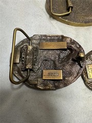 Vintage Tisco Tractor Supply Belt Buckle Lot of Three Buckles