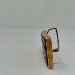 VTG Shambu Solid Brass Handmade Leather Belt Buckle