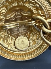 Andrew Spingarn Belt/necklace lion head RARE Wow