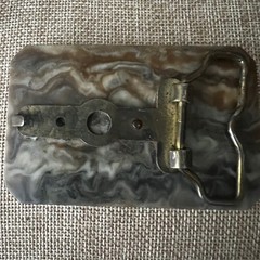 Wells Fargo and Company California Train Belt Buckle 3.5×2.25 Western Aesthetic