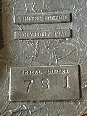 Great American Buckle Co. 1977 Limited Edition Silver Baseball Belt Buckle