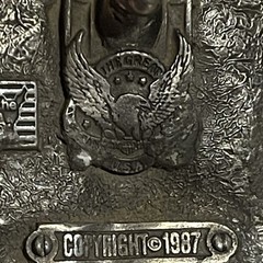 Belt Buckle Brass Works Vintage 1987 Collectible Metal Ducks USA Made *Blemish