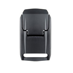 Black Aluminum 38mm Belt Buckle Lightweight Tactical Webbing Buckle for Outdoor