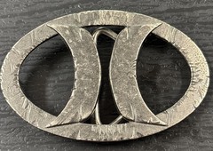 Hurley International Clothing Co. Cut Out Logo Limited Edition Metal Belt Buckle