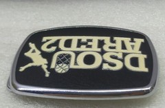 RARE DSQUARED2 MEN UNISEX BELT BUCKLE METAL .