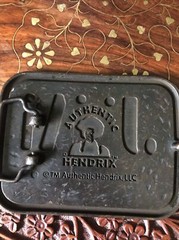 Vintage Authentic Jimi Hendrix Collectible Large Belt Buckle 4&Prime; x 3&Prime; Bronze