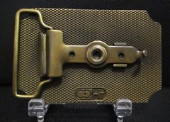 Rocky Mountain Brake Supply 6th Anniv 1986 Belt Buckle Casper WY Excavator Truck