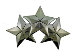 Rock Rebel Silver Famous Star & Strapes Belt Buckle Silver Gold Bling men women