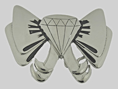 Diamond Bow Silver Metal Belt Buckles New Men Women Rock Rebel Western Cowgirl