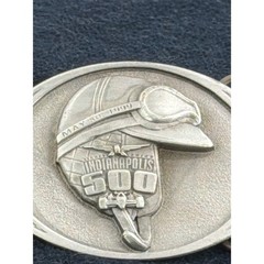 1999 Indy 500 Limited Edition Belt Buckle 226/500 Pewter Vintage Helmet Goggles