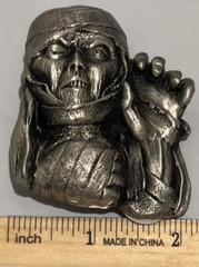 Mummy Haunted Spooky Egypt Tomb Sarcophagus Zinc Alloy Belt Buckle