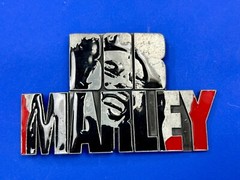 BOB MARLEY Block Letters Jamaica Reggae Beautiful Music Art Belt Buckles