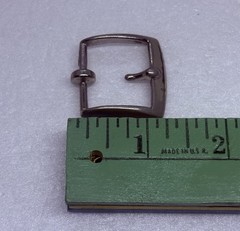 Vintage Solid Brass Women’s Belt Buckle, Single Prong, Fits 1” Belt Japan 7