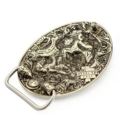 Scorpio german silver belt buckle, Horoscope Astrological Zodiac Sign buckle