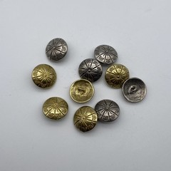 Brass Round Sewing Button Clothing Classic Button DIY lot