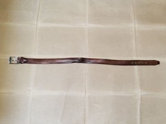 GUCCI Pre-Owned Old Leather Belt Sherry Line Made In