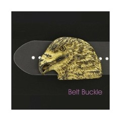 Eagle Belt Buckle, Vintage Yellow, Western Cowboy Statement Belt Buckle