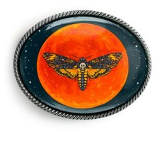 Magic Moon Celestial Alchemy Hawk Moth Handmade Artisan Belt Buckle
