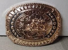 PRAYING COWBOY WITH HORSE Western Cowboy Belt Buckle/ Hebilla Vaquera