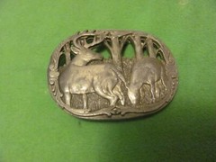 VINTAGE 1990 C+J INC. BELT BUCKLE CJ 1552. USA.