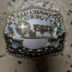 Rock Bull Ride Rodeo Long Huge Big Cowboy Texas Western Shine Belt Buckle