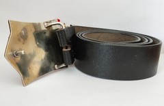 Tibetan Silver Belt Buckle Leather waist trap Turquoise Coral Clasp, B52
