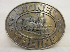1978 Lionel Trains Locomotive Brass Plated Belt Buckle Men&rsquo;s Fashion Accessory