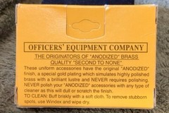 Marine Corps Gold Anodized Brass Belt Buckle « Never Polish »
