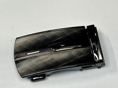 Mens Replacement Dress Style Nos Belt Buckle – Red White Blue Stripe