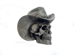 Western Cowboy Skull Belt Buckle Outlaw Skeleton Cowboy Fashion Buckle