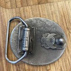 VINTAGE 80’s Michelin Man Tire Belt Buckle Made In USA, Great American Buckle Co