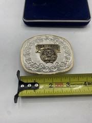NASCAR 50th Anniversary Belt Buckle Montana Silversmiths