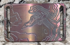 GRIP6 BELT BUCKLE – TITANIUM CONTOUR in LIGHT PURPLE – WOMEN / MEN 1.5 INCH WIDE