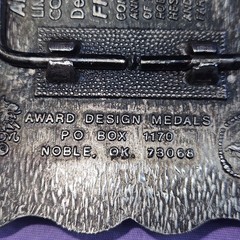 1987 National Finals Rodeo HESSTON Belt Buckle, Design By Fred Fellows, Ltd Ed.
