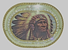 Indian Chief Belt Buckle Men Women Vintage Head Native American Gold Metal Bling