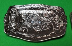 Lot of 4 Belt Buckles ~ Horse Head Jack Daniels Old No. 7 Fish Ariat