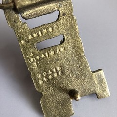 Vintage Aminco Solid Brass JERRY Name Belt Buckle Personalized Western Retro