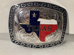 UNISEX COWBOY BELT BUCKLE WESTERN WEAR RODEO JARIPEO TEXAS MAP HEBILLA VAQUERA